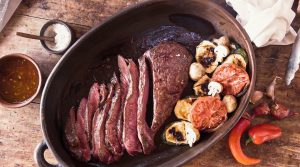 Receta Quincho: Flat iron dulce picante