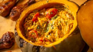 Receta Quincho: Zapallo relleno a la parrilla